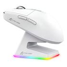 Mouse Gamer Bluetooth Sem Fio Pixart Paw3395 Recarregável X6 Branco - Attack Shark