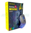 Mouse Gamer Com Fio K50 Com Led 3200 Dpi Turbo Rgb Jogo