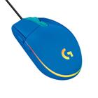 Mouse Gamer com fio Logitech G203 Azul Lightsync RGB 8000DPI - Produto Original, Novo e Lacrado