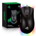 Mouse Gamer Ergonômico 7 Botões Resolução Ajustável 400 a 7200 DPI USB Led RGB - Knup