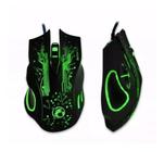 Mouse Gamer Fio Usb 2400 Dpi 6 Botões Computador X9 Color