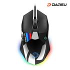 Mouse Gamer Firefly USB RGB 18.000 DPI Dareu Preto