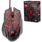 Mouse Gamer Fortrek Spider 2 OM-705 Com Led 3200Dpi 6 Botões Cabo Reforçado em Têxtil