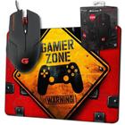 Mouse Gamer Fortrek Spider Tarantula 2000 DPI + Mouse Pad 20x24 GameZone - IMBRACOM