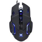 Mouse Gamer Galatica 2400 Dpi Led Azul Cabo Usb 1,8 Metros Trançado