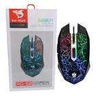 Mouse Gamer Led Decorativo C/ Fio Botões Laterais 3200DPI RG-50