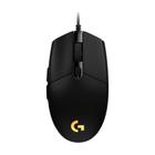 Mouse Gamer Logitech G203 8000Dpi Rgb Preto Com Fio Novo