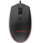 Mouse Gamer Multilaser 2400DPI LED 7 Cores Preto Multilaser MO298