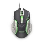 Mouse Gamer Multilaser 2400DPI Preto e Grafite com LED MO269