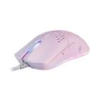 Mouse Gamer OEX Game Dyon-X, Ultra leve, RGB, 6200DPI, Pink - MS322S