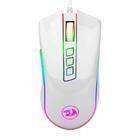 Mouse gamer redragon 10000dpi cobra lunar white rgb - m711w