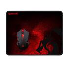 Mouse Gamer Redragon USB + Mouse Pad M601WL-Ba 2 Em 1 Preto/Vermelho