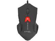 Mouse Gamer RGB Bright Óptico 2400DPI - 6 Botões 462 Preto