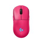 Mouse Gamer Sem Fio Logitech G PRO 2 com Lightspeed, RGB Lightsync, Ambidestro, 4 Botões Programáveis, DPI de 32K, Rosa Magenta - 910-007308