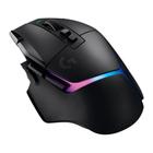 Mouse gamer sem fio logitech g502 x plus rgb preto 910-006161