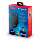 Mouse Gamer Stream Flakes Power Flkm002 Com 6 Botões 2400 Dpi