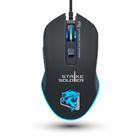 Mouse Gamer Striker Soldier Led 6 Botões 4800 DPI MGSS ELG