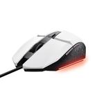 Mouse Gamer Trust Felox 6400Dpi Rainbow 6 Botoes - Branco