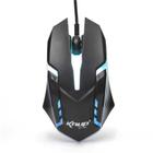 Mouse Gamer USB Confortável / 1600dpi / 3 Botões - KNUP KP-V40 Preto