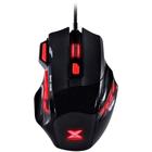 Mouse Gamer Vinik VX Gaming Black Widow, LED, 6 Botões, 2400DPI, Preto e Vermelho - GM102