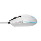 Mouse Logitech G203 Lightsync RGB Gamer USB - Branco