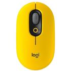 Mouse Logitech Pop Emoji Wireless 4000DPI - Amarelo