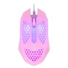 Mouse Max Print Geek Pro Series, Rainbow 4 Cores, 1200DPI, USB, Rosa - 60000126 - Maxprint