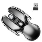 Mouse Metal Inox 2024 2.4 Ghz Ferro Sem Fio 1600Dpi Mauser