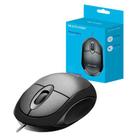 Mouse Office com Fio USB para Computador Notebook Preto Multilaser 1200 Dpi Scroll