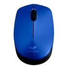 Mouse Ópitco Sem Fio, 2.4GHz, 1.200 DPI, M-W17BL, C3Tech, Plug and Play, Azul