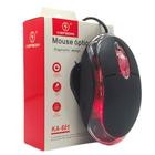 Mouse Óptico Kapbom de Alta Precisão para Trabalho e Jogos com Conforto