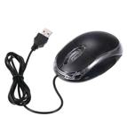 Mouse óptico slim com led cabo USB2.0