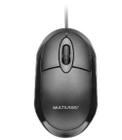 Mouse Óptico Usb Classic Box Full Black Mo300 Multilaser Cx