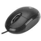 Mouse optico usb office preto ambidestro