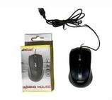 Mouse Optico USB Preto C/ Cabo