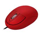 Mouse Óptico Vermelho Com Fio USB 1200dpi Multilaser