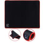 Mouse Pad Colors Red Pcyes Standard Gamer Estilo da Superfície Speed Com Borda Costurada em Overlock Para Maior Durabilidade