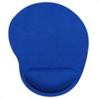 Mouse Pad Com Apoio De Braço Em Espuma Cores Azul Preto - MBTech