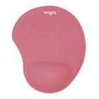 Mouse Pad Com Apoio para Pulso Rosa KMP002 Bright