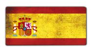 Mouse Pad Desk Pad Grande 30x70cm - BANDEIRA ESPANHA - ATELIER VALVERDE