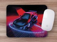 Mouse Pad Emborrachado Personalizado Carro Tunado Tunnig Neon Vermelho - Deluzz