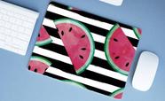 Mouse Pad Emborrachado Personalizado Coleção Estampas Frutas, 40 x 30 - Deluzz