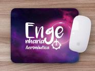 Mouse Pad Emborrachado Personalizado Engenharia Aeronáutica - Deluzz