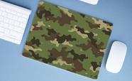 Mouse Pad Emborrachado Personalizado Grande Camuflado - Criative Gifts