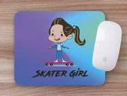 Mouse Pad Emborrachado Personalizado Skate Skater Girl - Criative Gifts