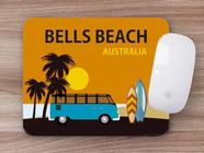 Mouse Pad Emborrachado Personalizado Surf Bells Beach - Criative Gifts