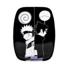 Mouse Pad Ergonomico Naruto e Sasuke Preto e Br - Maluco por Caneca