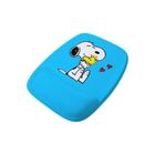 Mouse Pad Ergonomico Snoopy Abraçando Azul Cora