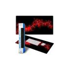 Mouse Pad Gamer 700 X 350 ( Raio Vermelho )