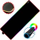 Mouse Pad Gamer Clanm King Tamanho Grande 800X300MM Com Base Emborrachada Antiderrapante Iluminação Rgb à Prova D'Água